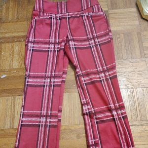 Red patterned pant